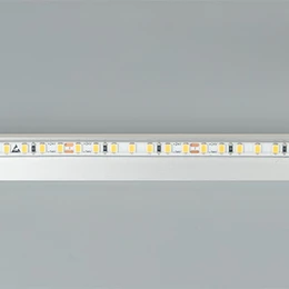 Фото #1 товара Светодиодная лента герметичная RTW-PS-A140-7mm 24V White6000 (10 W/m, IP67, 5m) (Arlight, CRI>90)