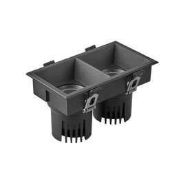 Фото #1 товара Светильник MS-FLOW-BUILT-S157x85-2x12W Warm3000 (BK, 55 deg, 230V) (Arlight, IP20 Металл, 5 лет)