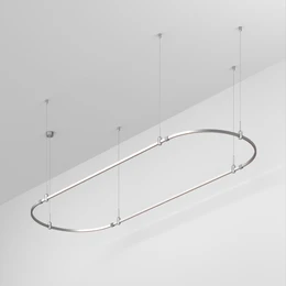 Фото #1 товара Основание ART-APRIORI-OVAL-HANG-3000x1000 (TN) (Arlight, IP20 Металл, 3 года)