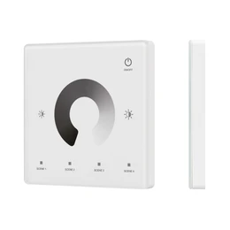 Фото #1 товара INTELLIGENT ARLIGHT Сенсорная панель SMART-RF-801-11-1G-4SC-DIM белый (3V, 2.4G) накладная (IARL, IP20 Пластик, 5 лет)