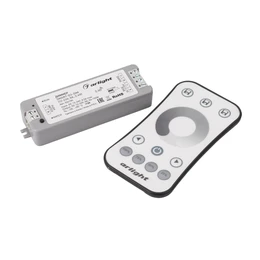 Фото #1 товара Диммер SMART-DIM-SET-RING (12-24V, 1x8A, ПДУ 2.4G) (Arlight, IP20 Пластик, 5 лет)