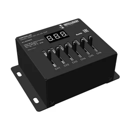 Фото #1 товара INTELLIGENT ARLIGHT Контроллер SMART-DMX-301-43-6G-SUF Black (5-24V, Console) (IARL, IP20 Металл, 5 лет)