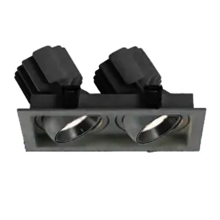 Фото #1 товара Светильник MS-VORTEX-BUILT-S250x140-2x30W Day4000 (BK-BK, 30 deg, 230V) (Arlight, IP20 Металл, 5 лет)
