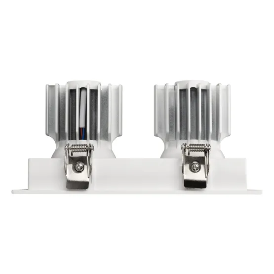 Фото #2 товара Светильник MS-VORTEX-BUILT-S170x90-2x12W Warm3000 (WH-WH, 40 deg, 230V) (Arlight, IP20 Металл, 5 лет)