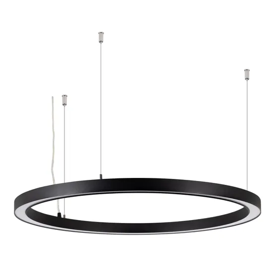 Фото товара Светильник SP-CIRCLE-HANG-O3535-D800-45W Warm3000 (RAL9005, 120 deg, 230V) IP40 LED (Arlight, Алюминий)