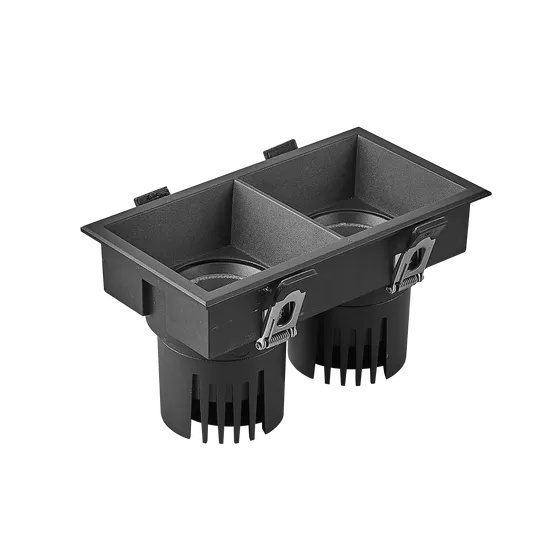 Фото #1 товара Светильник MS-FLOW-BUILT-S157x85-2x6W Warm3000 (BK, 55 deg, 230V) (Arlight, IP20 Металл, 5 лет)