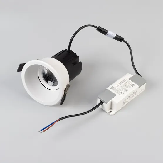 Фото #5 товара Светильник MS-FLOW-BUILT-R85-6W Day4000 (WH, 55 deg, 230V) (Arlight, IP20 Металл, 5 лет)