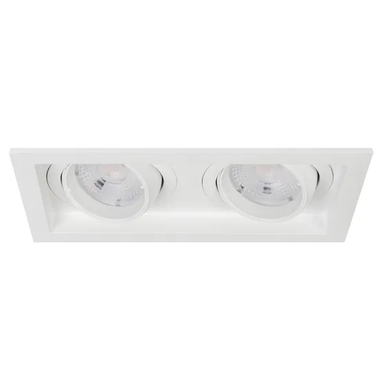 Фото #1 товара Светильник MS-VORTEX-BUILT-S170x90-2x12W Warm3000 (WH-WH, 20 deg, 230V) (Arlight, IP20 Металл, 5 лет)