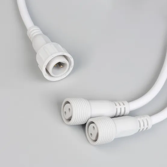 Фото #2 товара Коннектор питания ARD-CLASSIC-SYNC-RGB White (230V, 2 ports) (Ardecoled, Закрытый)