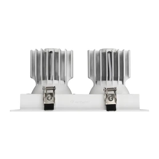 Фото #2 товара Светильник MS-VORTEX-BUILT-S210x117-2x20W Day4000 (WH-WH, 20 deg, 230V) (Arlight, IP20 Металл, 5 лет)