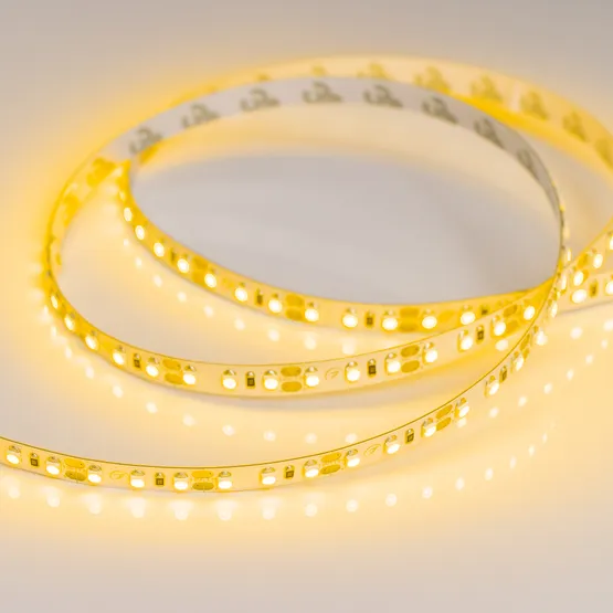 Фото #2 товара Светодиодная лента RT 2-5000 12V Yellow 2x (3528, 600 LED, LUX) (Arlight, 9.6 Вт/м, IP20)