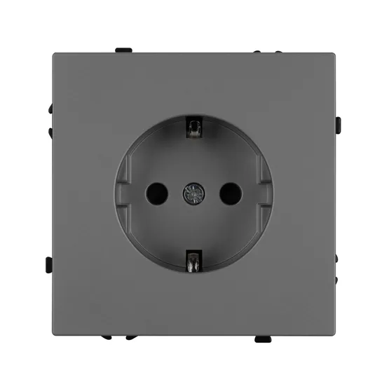 Фото #3 товара Механизм электрической розетки SCT-NOBE-MEU1-SFPL-GR (230V, 16A) (Arlight, -)