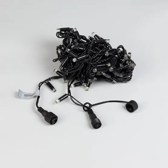 Фото #2 товара Светодиодная гирлянда ARD-STRING-CLASSIC-10000-BLACK-100LED-STD WHITE (230V, 7W) (Ardecoled, IP65)