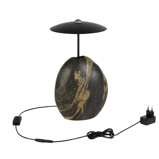 Фото #3 товара Светильник SP-UMANI-TAB-S25x34-6W Warm2700 (BK, 90 deg, 230V) (Arlight, IP20, Натуральный камень, 5 лет)