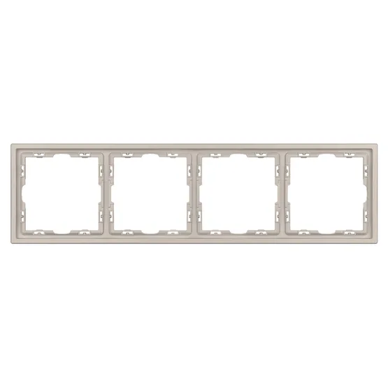 Фото #3 товара Рамка пластиковая FRM-NOBE-SFPL-4-CA (Arlight, Кашемир)