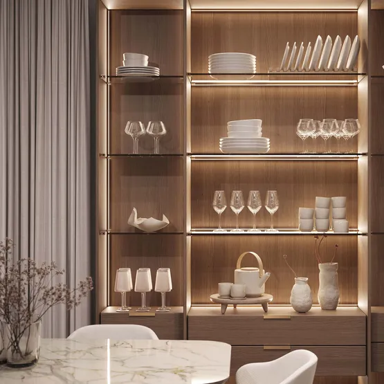 Фото #5 товара Профиль с экраном SL-MINI-3-H10-F12-2000 IRON GREY (Arlight, Алюминий+пластик)